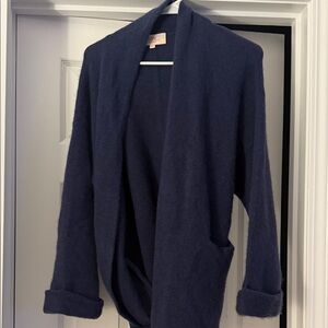Kilte The Julia Wrap Cozy Navy Open Cardigan
